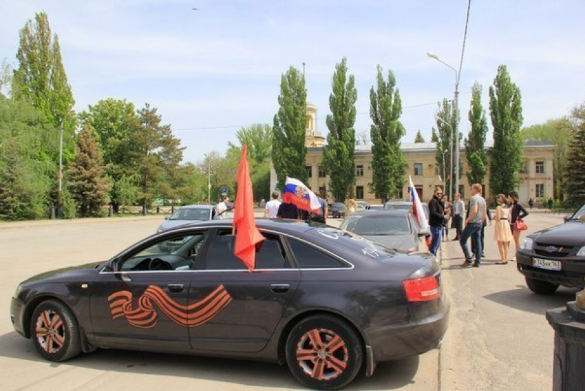 9 мая в Волгодонске прошел праздничный автопробег