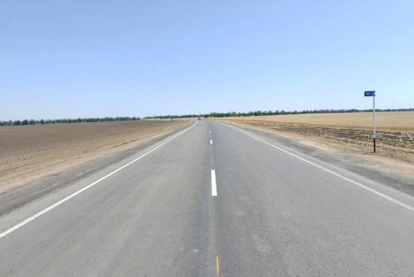 Километровый участок региональной автодороги отремонтировали в Орловском районе 
