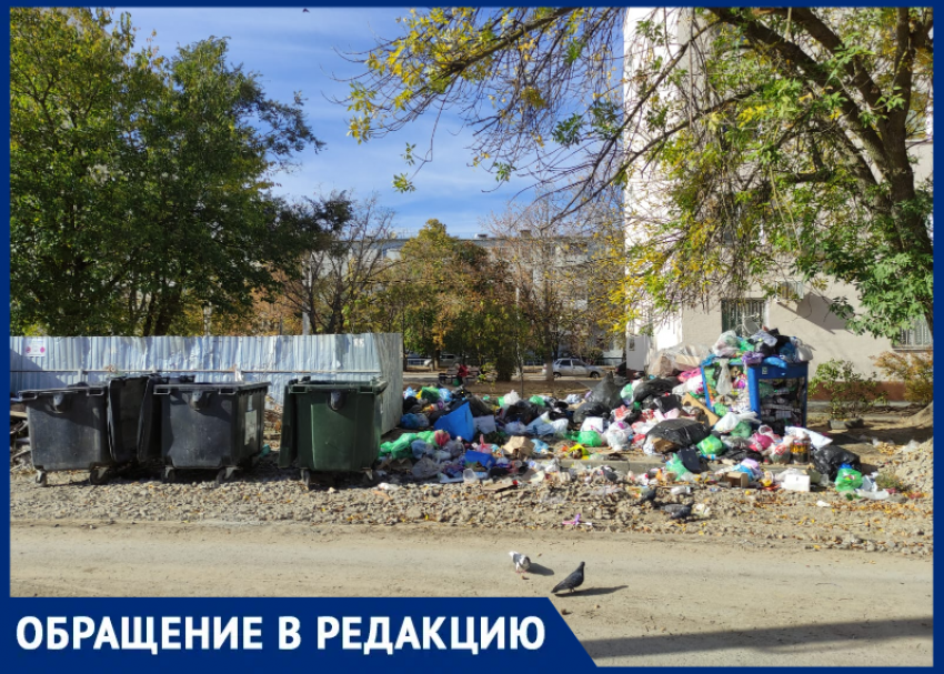 Жители Волгодонска жалуются на свалку между домами на улице 50 лет ВЛКСМ