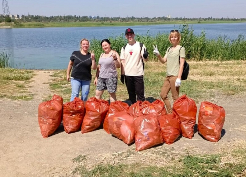 Сухо-Соленовский залив в Волгодонске очистили от мусора 