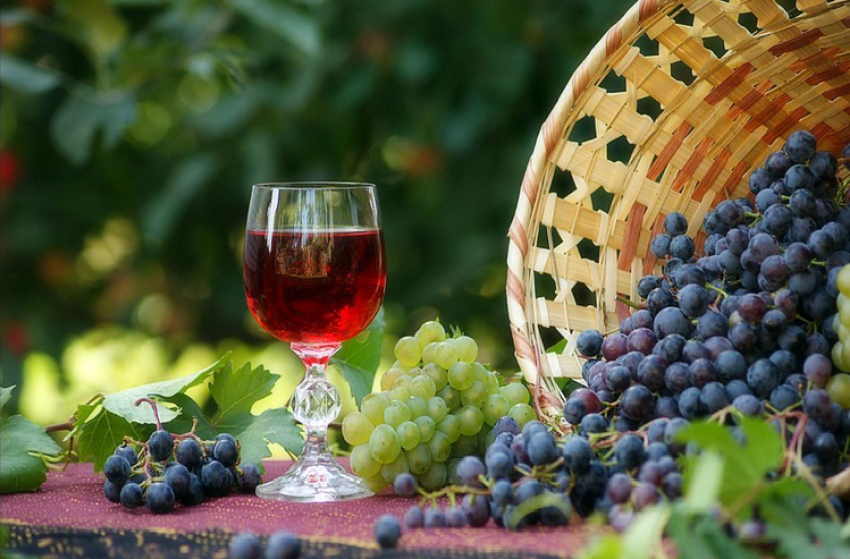 Приготовление домашнего вина из винограда и помидоров   