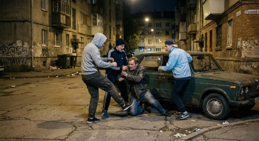 За избиение водителя и угон автомобиля «пацанячью» банду из Волгодонска приговорили к тюрьме 