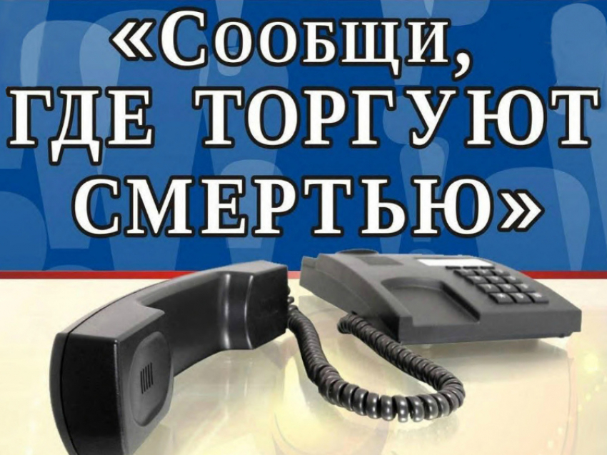 Волгодонцев призывают принять участие в антинаркотической акции «Сообщи, где торгуют смертью!»