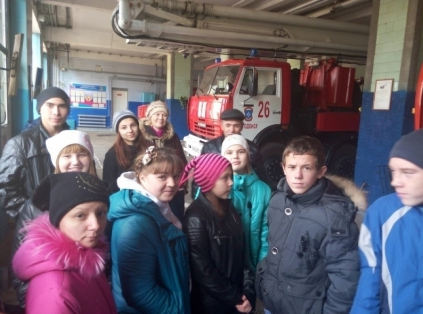 В Волгодонске пожарные провели день открытых дверей