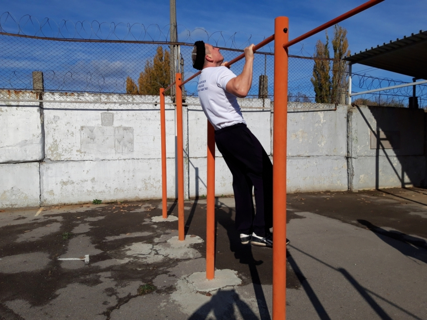 Казаки Волгодонска показали свою физическую подготовку