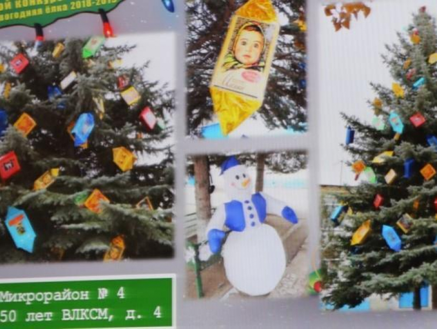 Лучшие и самые красочные новогодние елки определили в Волгодонске