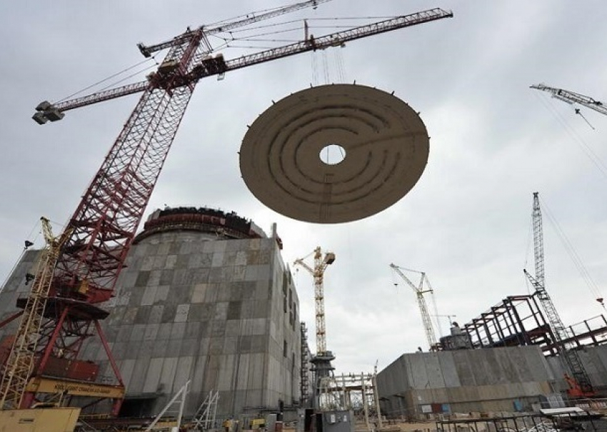 На энергоблоке №4 Ростовской АЭС готовятся к установке 185-тонного купола гермозоны