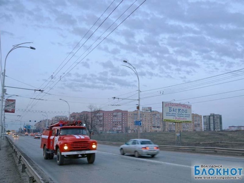 В Волгодонске за один день произошло два пожара