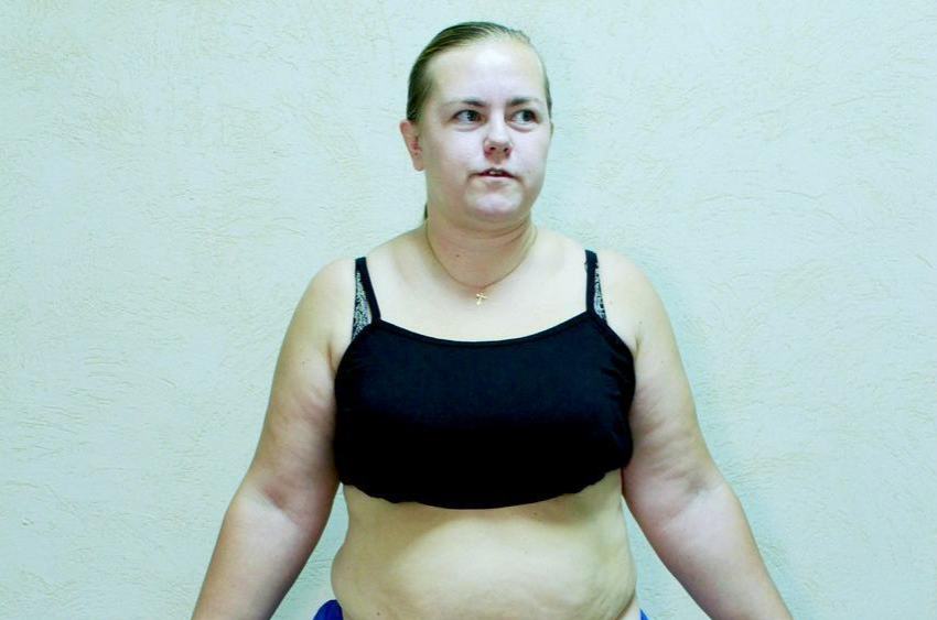 37-летняя Вероника Сорокина в проекте «Сбросить лишнее"