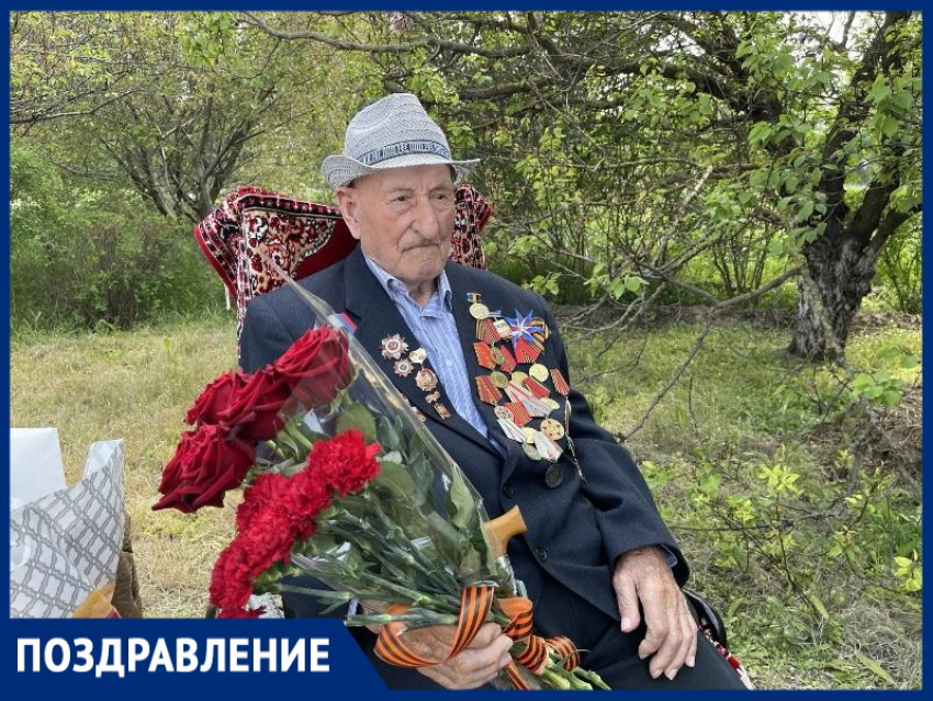 101 год исполнился ветерану Великой Отечественной войны Михаилу Шевченко