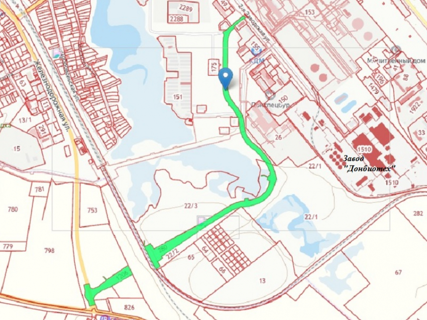 Дорогу к заводу «Донбиотех» могут построить по дешевой схеме без путепровода над железной дорогой