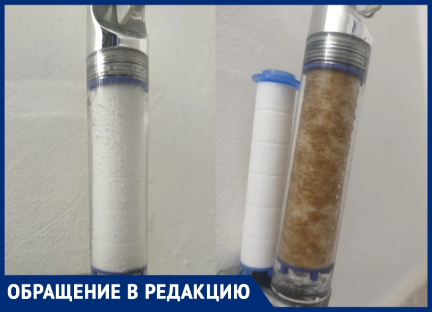 «Вода с каждым днем становится все грязнее»: волгодончанку шокировал «поржавевший» за неделю водяной фильтр