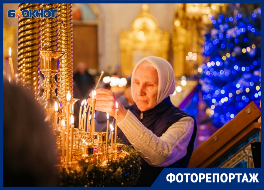 Рождественское чудо в сердце Волгодонска: праздничное богослужение в кафедральном соборе объединило сотни горожан