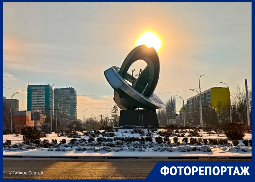 Зимняя сказка Волгодонска: фоторепортаж о редкой красоте заснеженного города