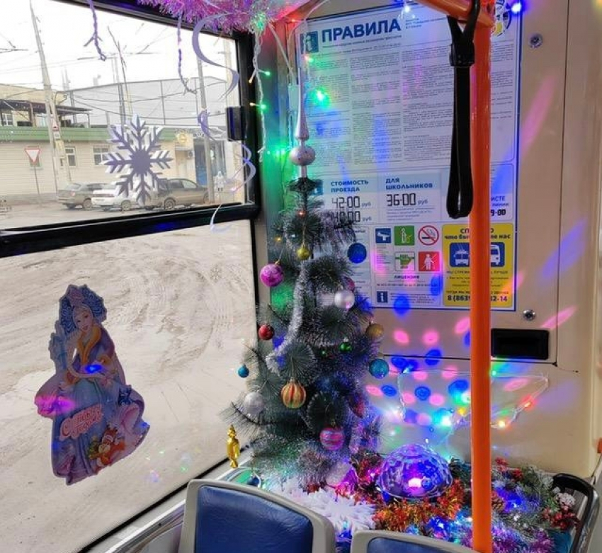Новогодний троллейбус будет курсировать по Волгодонску в ночь на 1 января