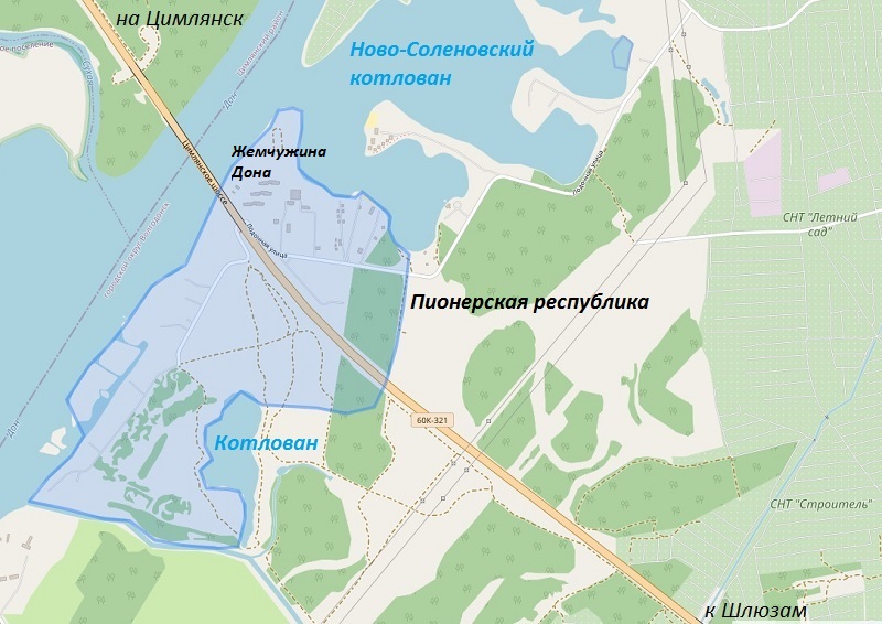 Где в Волгодонске собирались построить один из крупнейших в России  пионерских лагерей